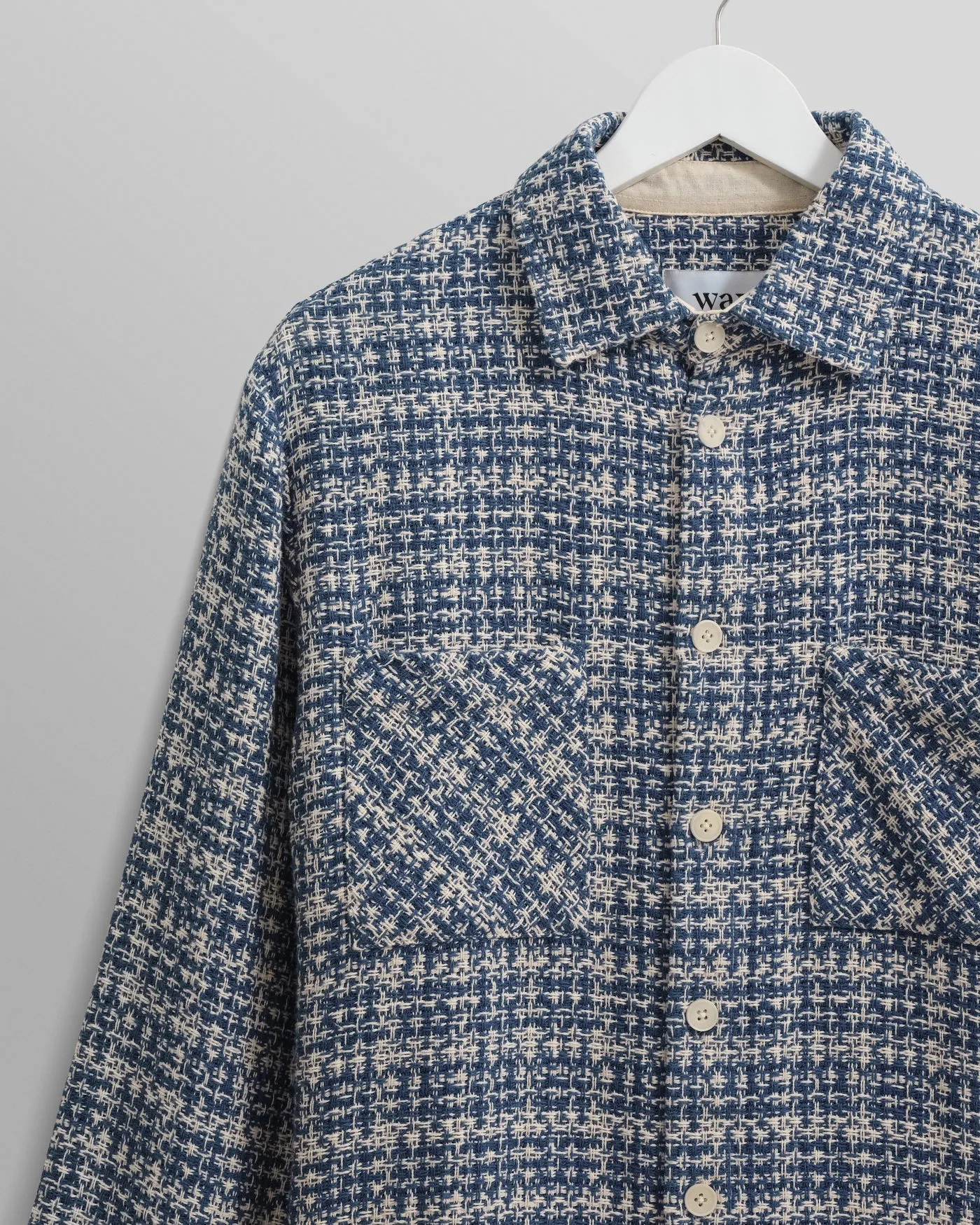 Mercer Check Blue Whiting Jacket