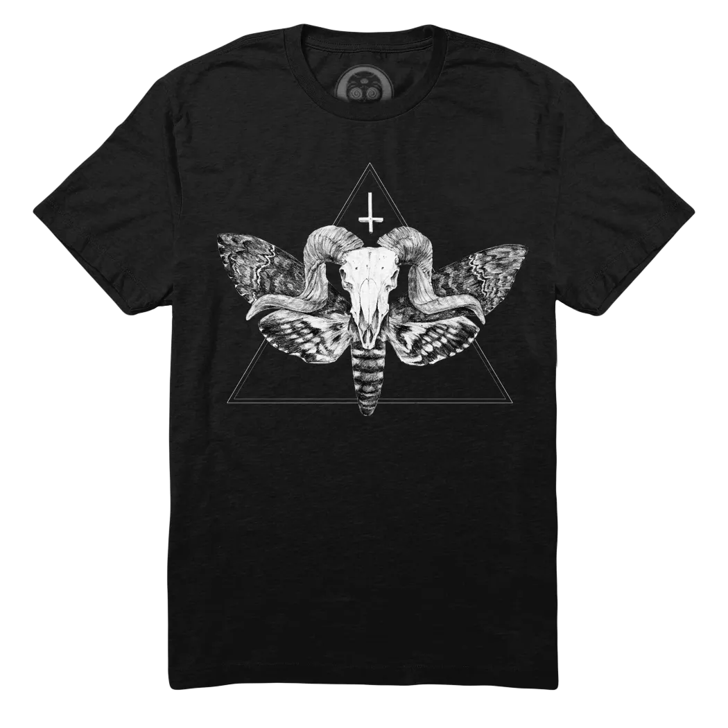 Midnight Skateboarding - The Horned God Tee - Black