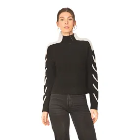 Millie Whipstitch Mockneck Sweater