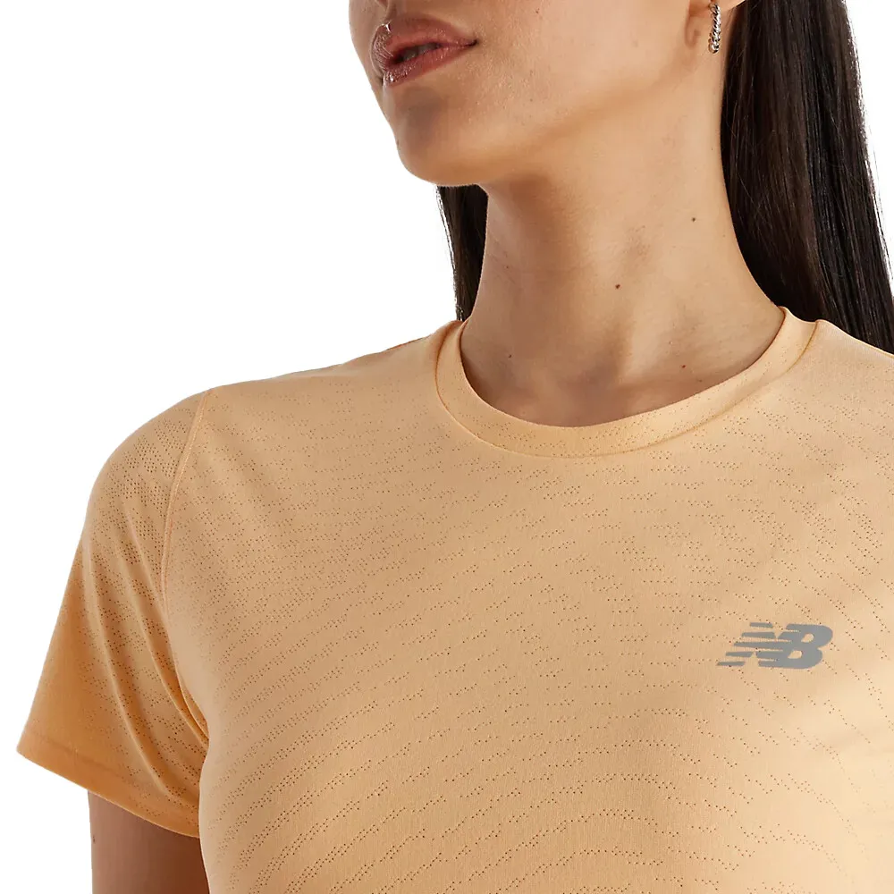 New Balance Jacquard Slim Women's T-Shirt - AW24