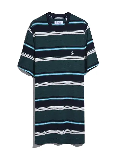 Original Penguin Jersey Stripe T-Shirt/Dark Sapphire - New SS24