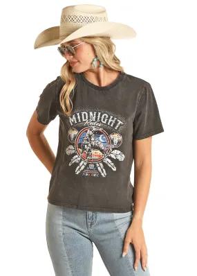 Panhandle Slim Womens Midnight Rodeo Short Sleeve Shirt