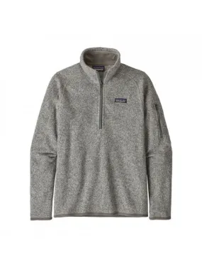 Patagonia Women's Better Sweater 1/4-Zip Fleece :  Birch White