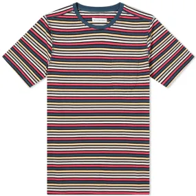 Pop Trading Company Stripe Pocket T-ShirtMulticolour