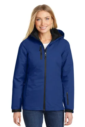 Port Authority Ladies Vortex Waterproof 3-in-1 Jacket L332 Night Sky Blue/ Black