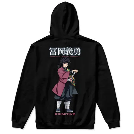 Primitive Skateboarding Primitive x Demon Slayer Giyu Tomioka Pullover Hooded Sweatshirt