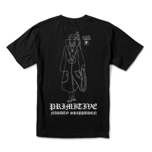 Primitive Skateboards X Naruto Shirt Hiden Black