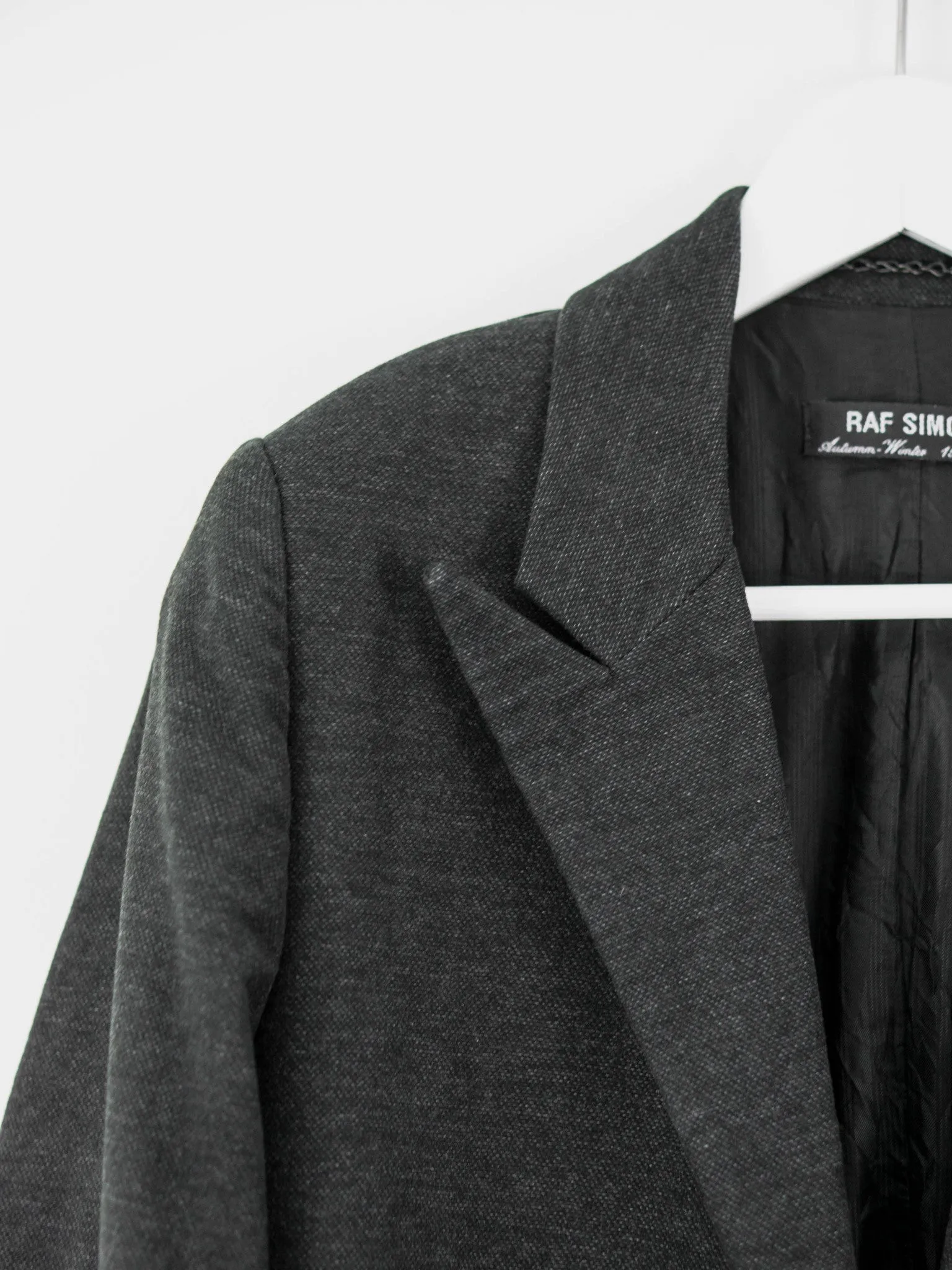 Raf Simons AW98 Satan Peak Lapel Coat