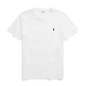 Ralph Lauren - Custom Slim Fit Jersey Crewneck T-Shirt in White