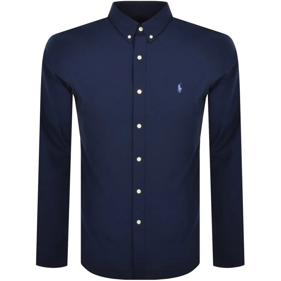 Ralph Lauren Long Sleeve Slim Fit Shirt Navy