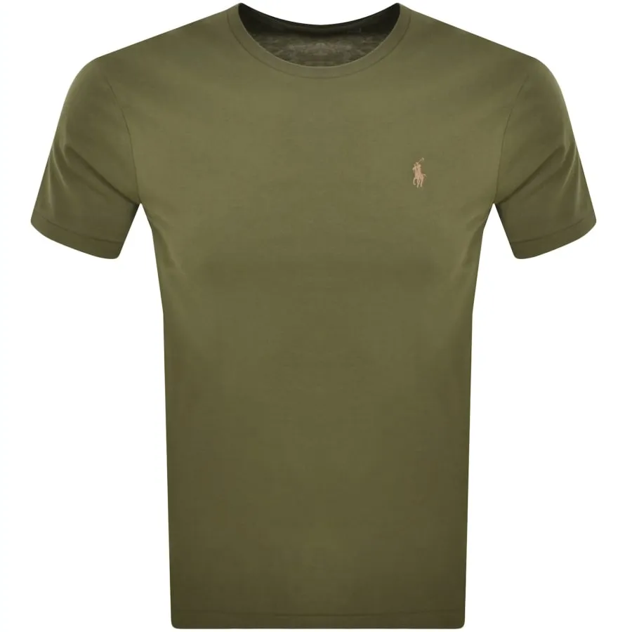 Ralph Lauren Short Sleeve Slim Fit T Shirt Green