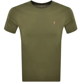 Ralph Lauren Short Sleeve Slim Fit T Shirt Green