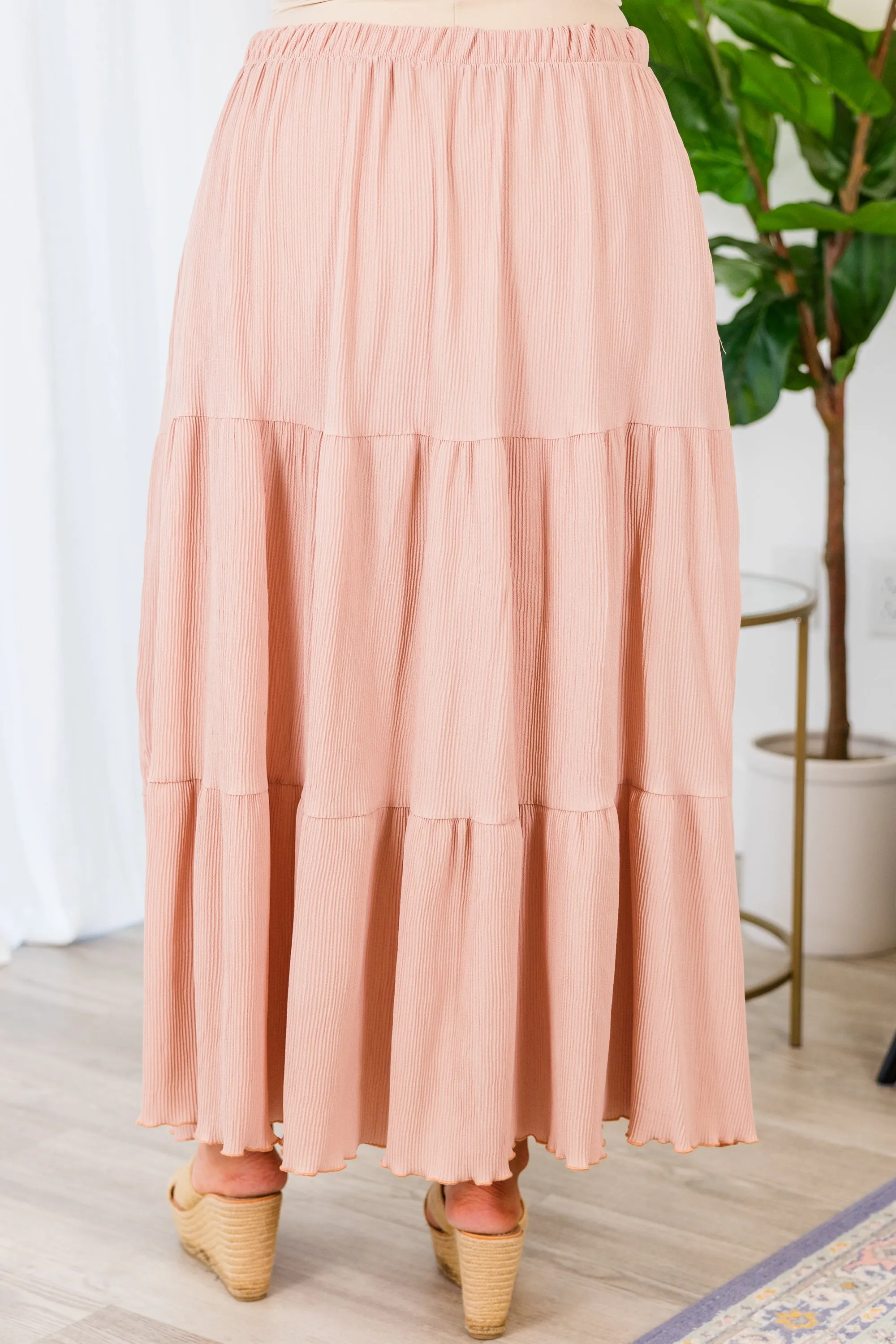 Refreshing Breeze Skirt, Dusty Rose