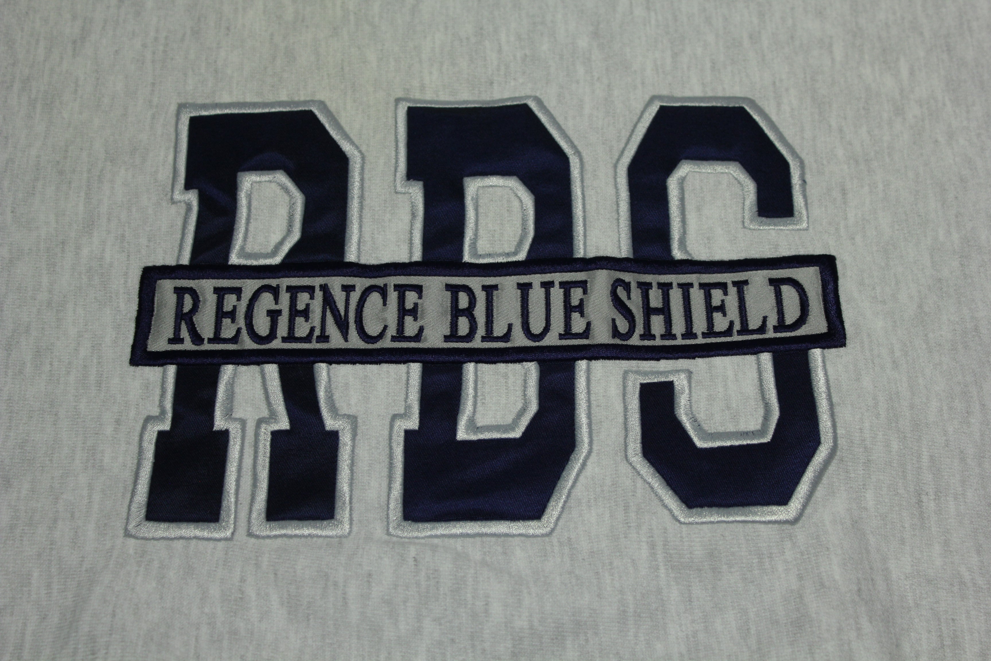 Regence Blue Shield Vintage 90's Rugged Sweats Reverse Weave Sweatshirt