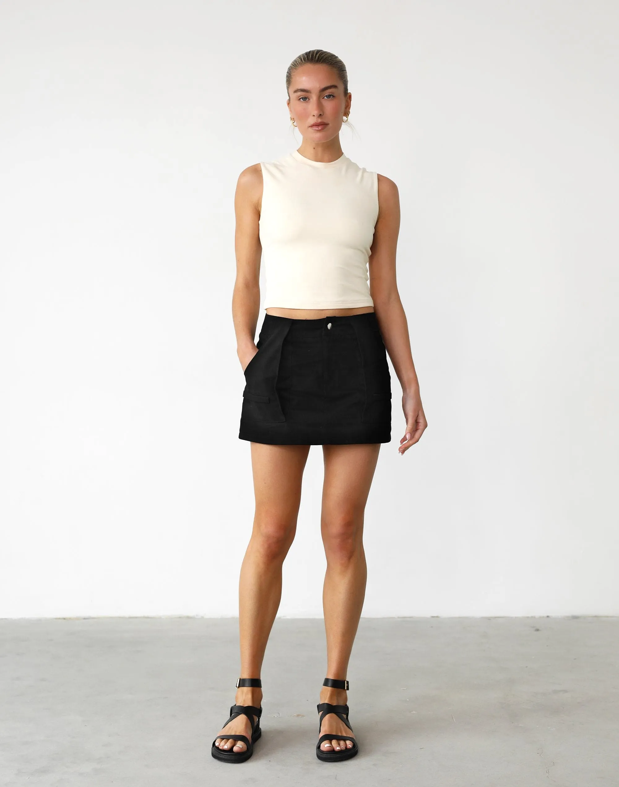 Remember This Mini Skirt (Black)