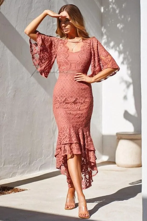 Reyna Dress - Mauve