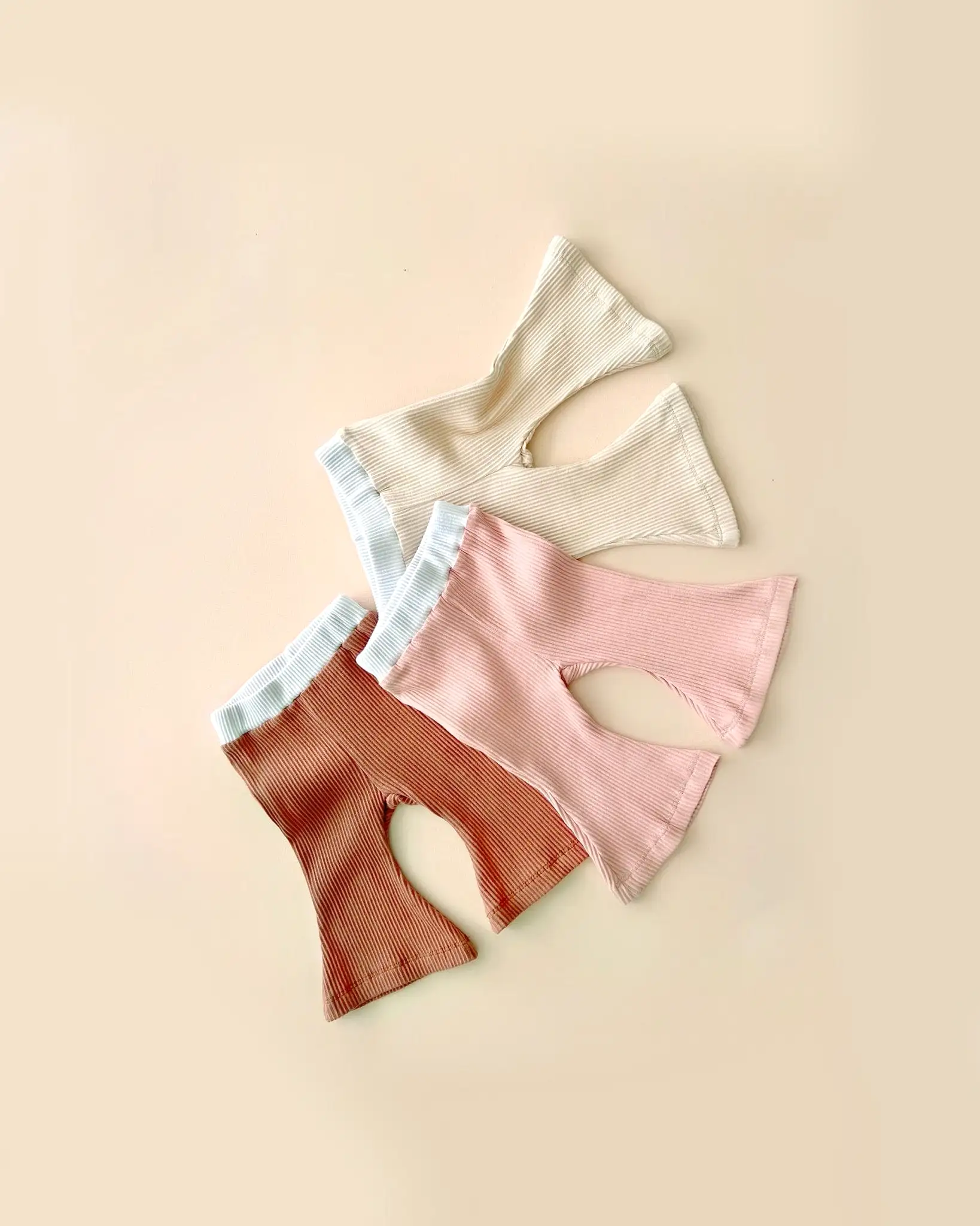 Ribbed Flare Set | Dusty Rose