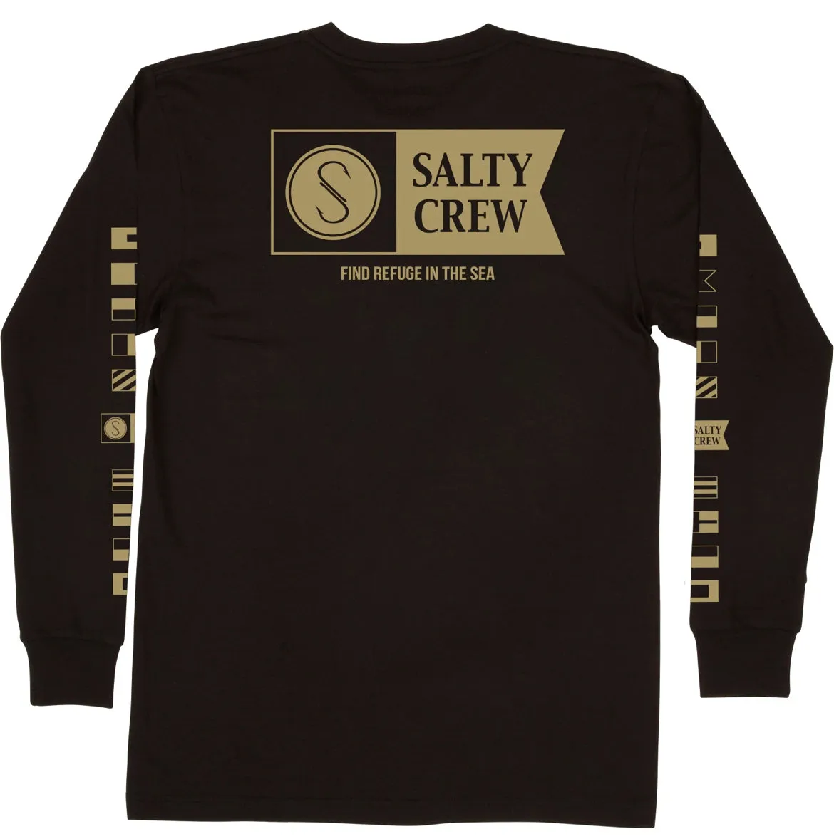 SALTY CREW Alpha Premium Tee Black/Gold