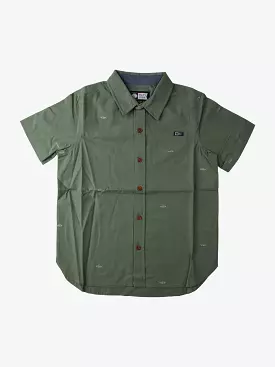 Salty Crew Bruce Boys Woven Shirt - Vintage Military