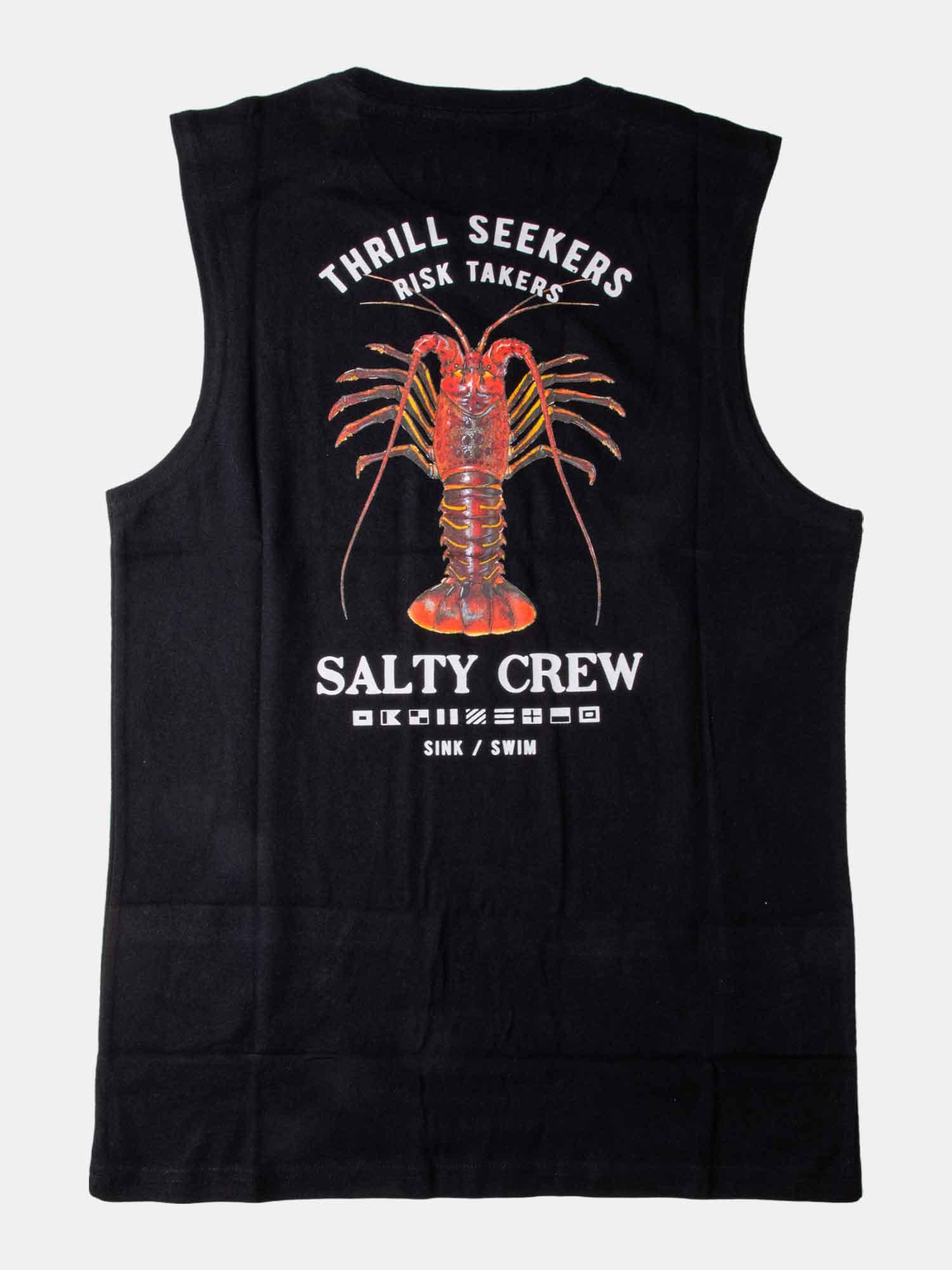 Salty Crew Buggin Out Muscle Tee - Black