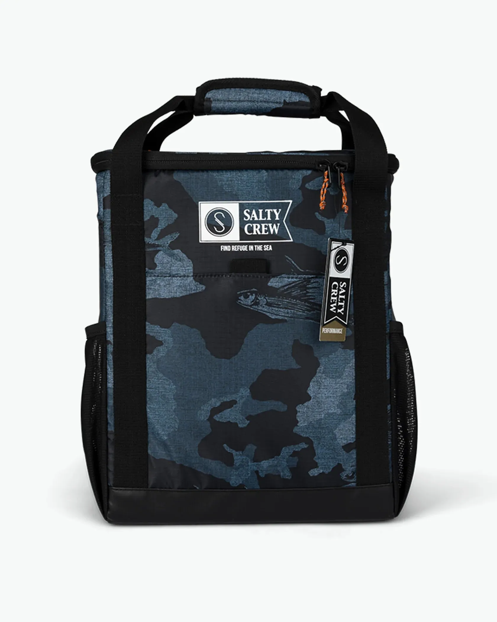 Salty Crew Chiller Cooler Backpack - Blue Camo