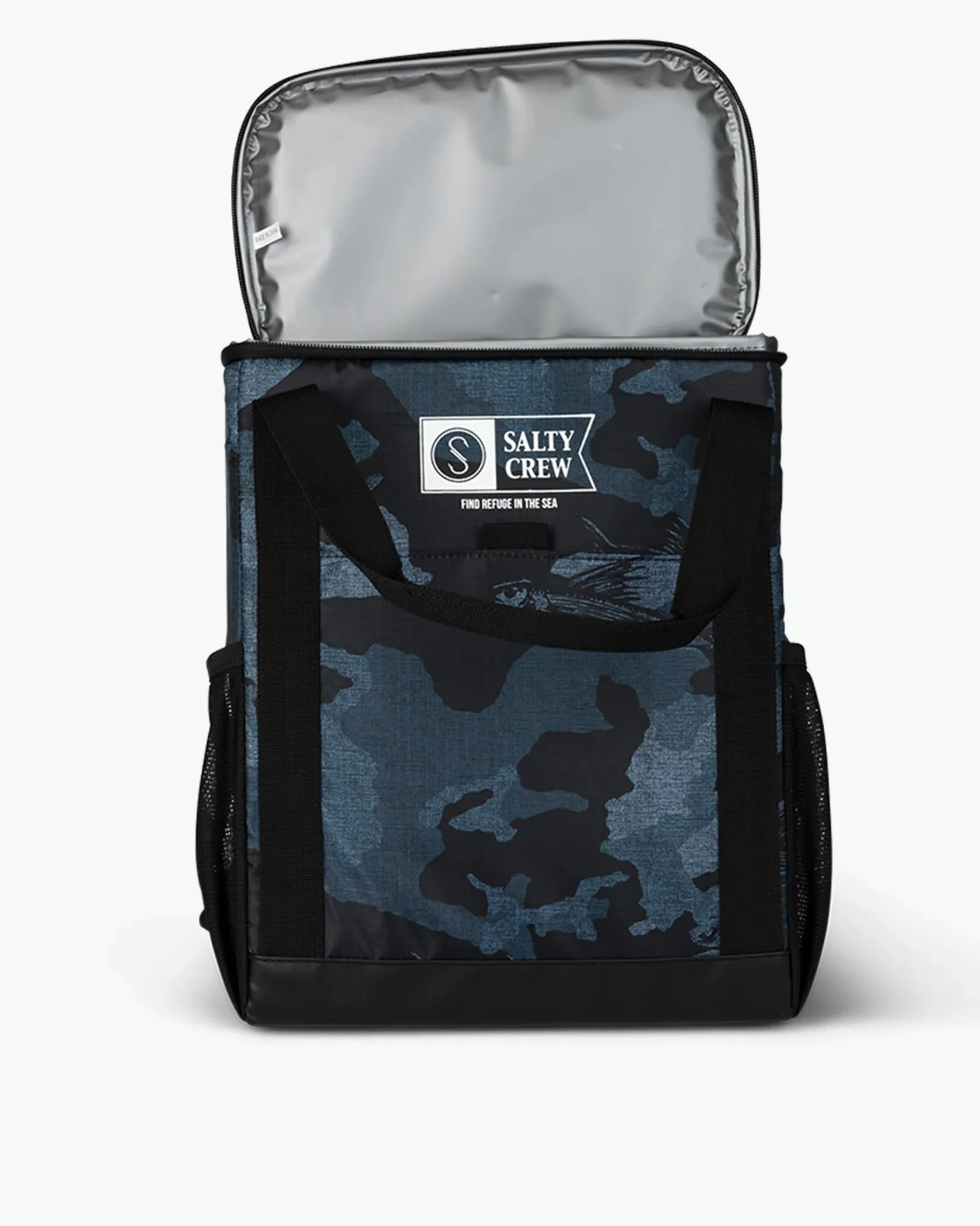 Salty Crew Chiller Cooler Backpack - Blue Camo