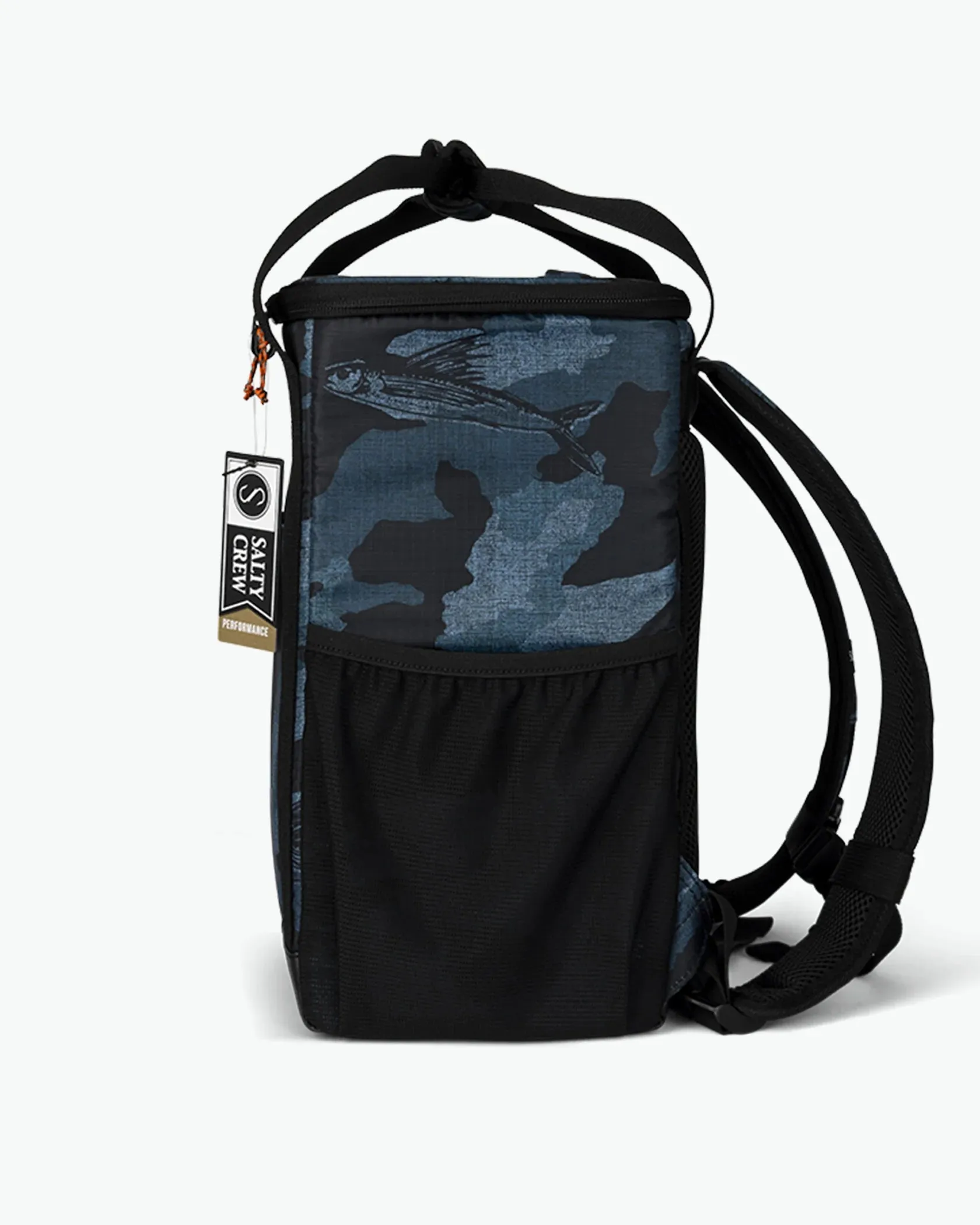 Salty Crew Chiller Cooler Backpack - Blue Camo