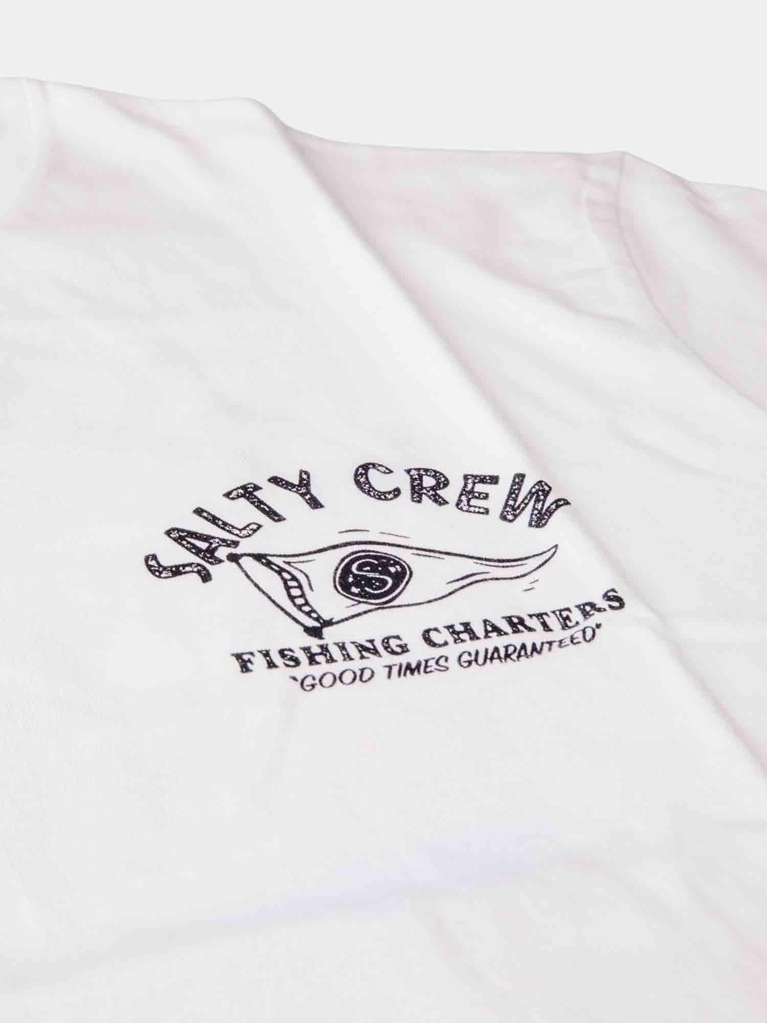 Salty Crew Fishing Charters Premium Tee - White