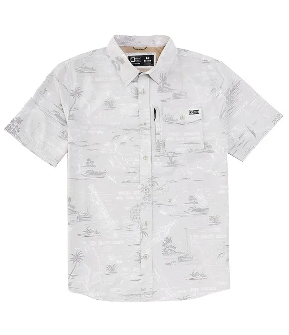 Salty Crew Men's Seafarer S/S Tech Woven