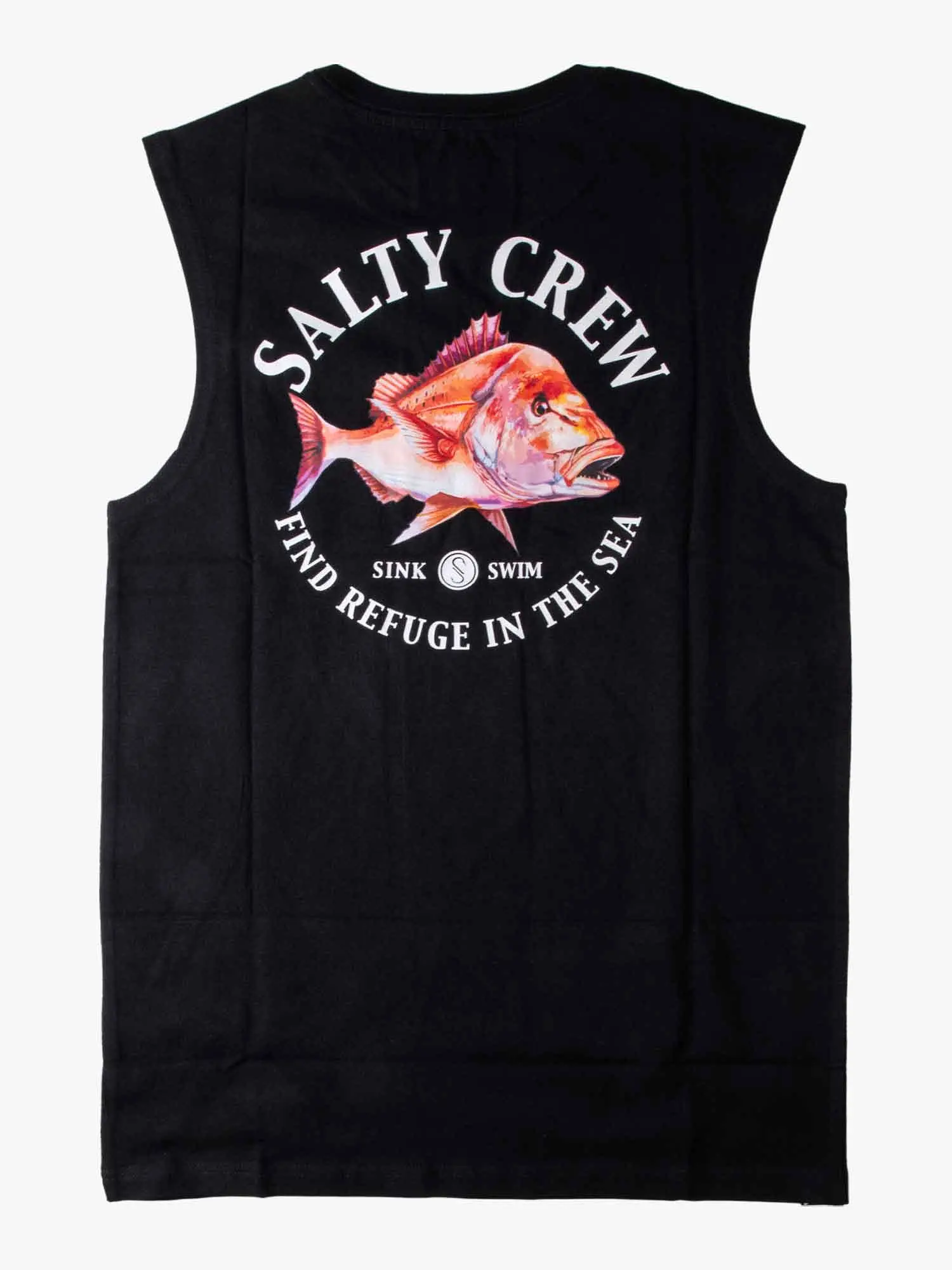 Salty Crew Snap Attack Muscle Tee - Black