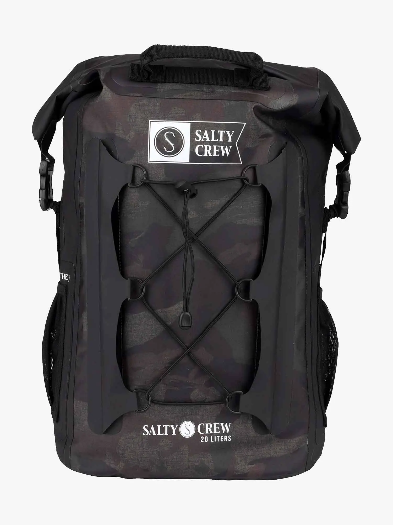 Salty Crew Voyager Roll Top Backpack - Camo