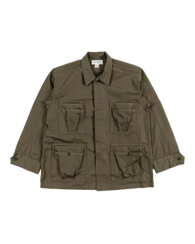 Sassafras Overgrown Fatigue Jacket Ripstop Olive