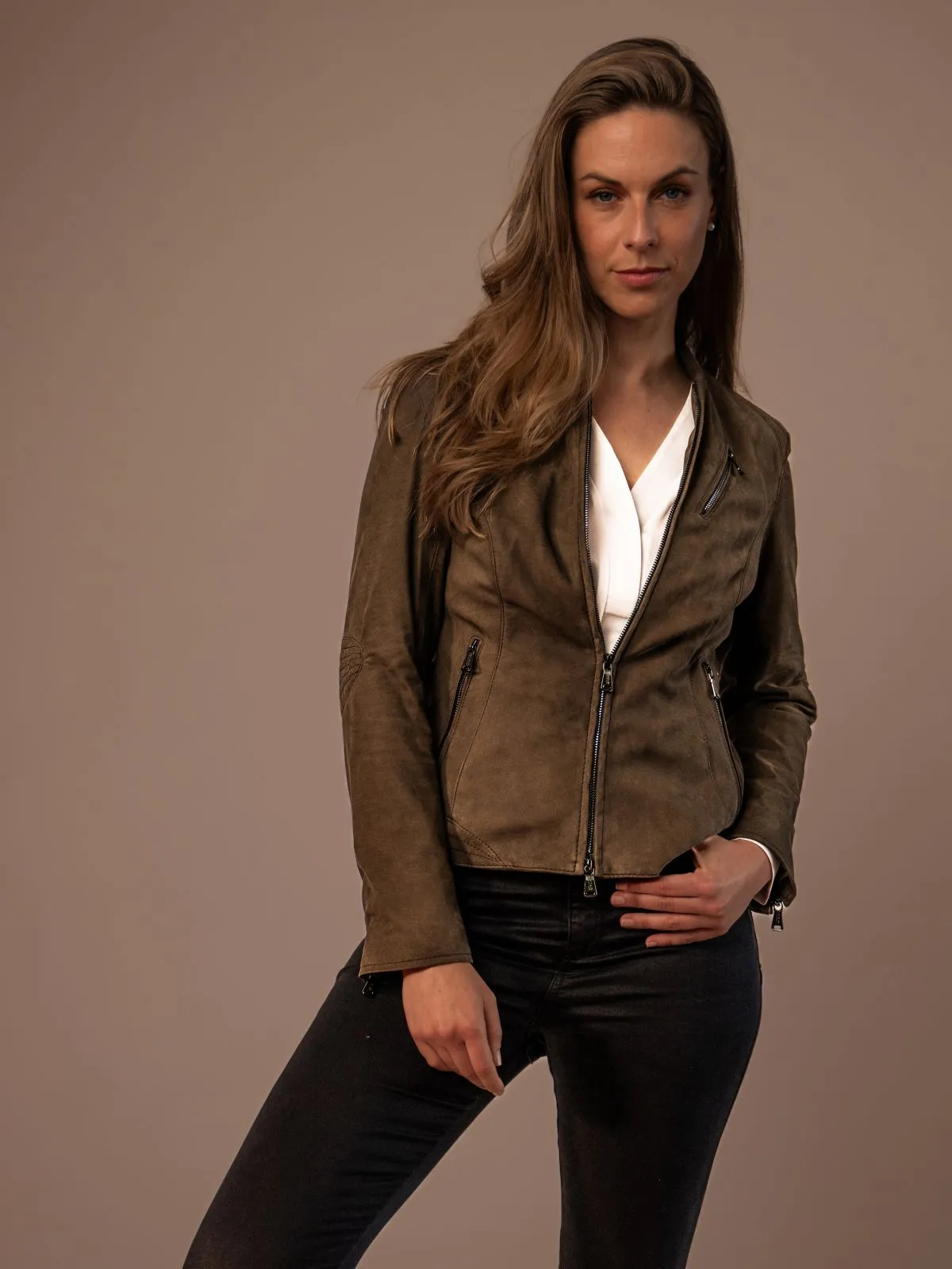 Scarf Ladies Leather Jacket, 2.299,00 €