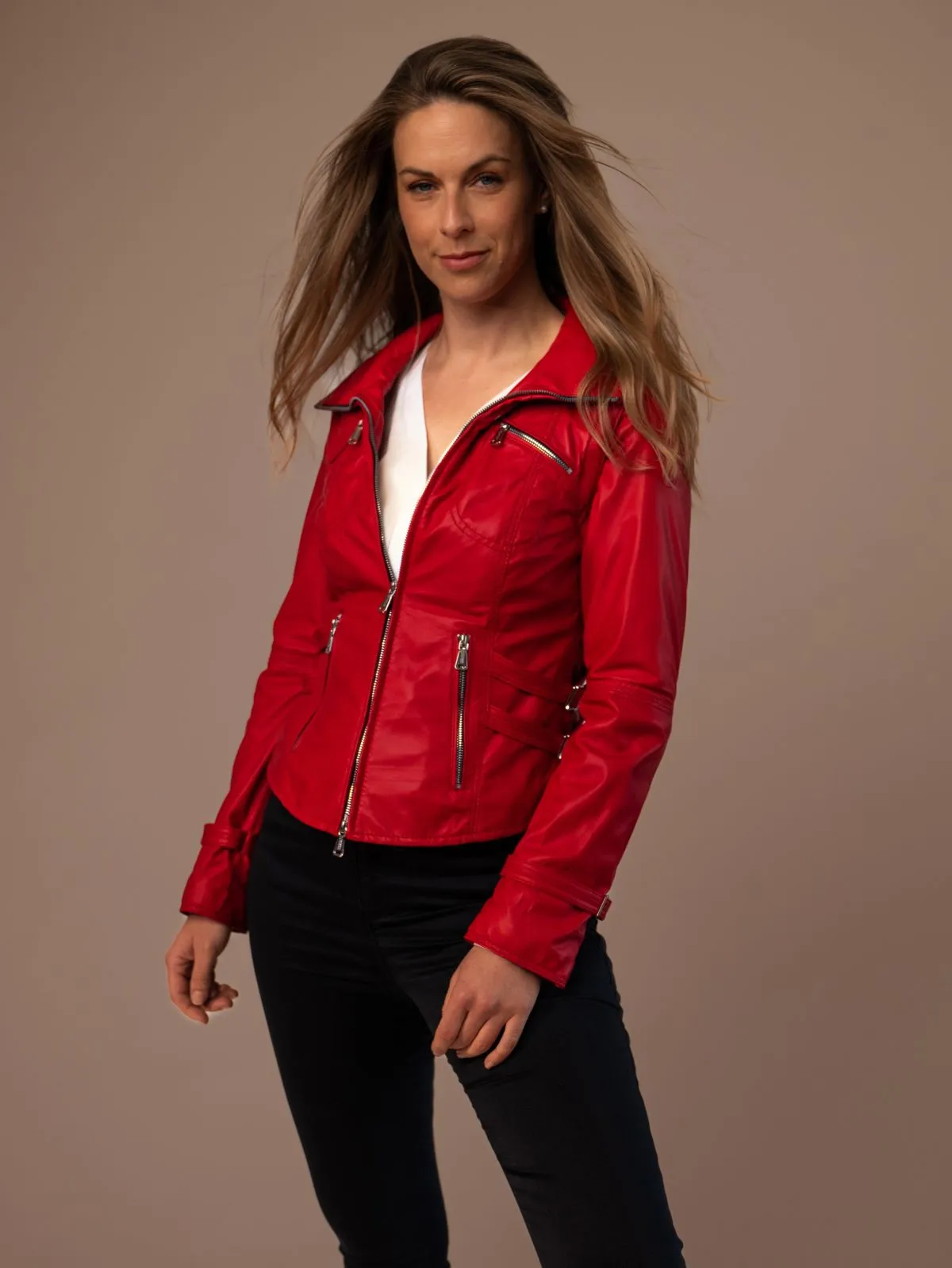 Scarf Ladies Leather Jacket, 2.299,00 €