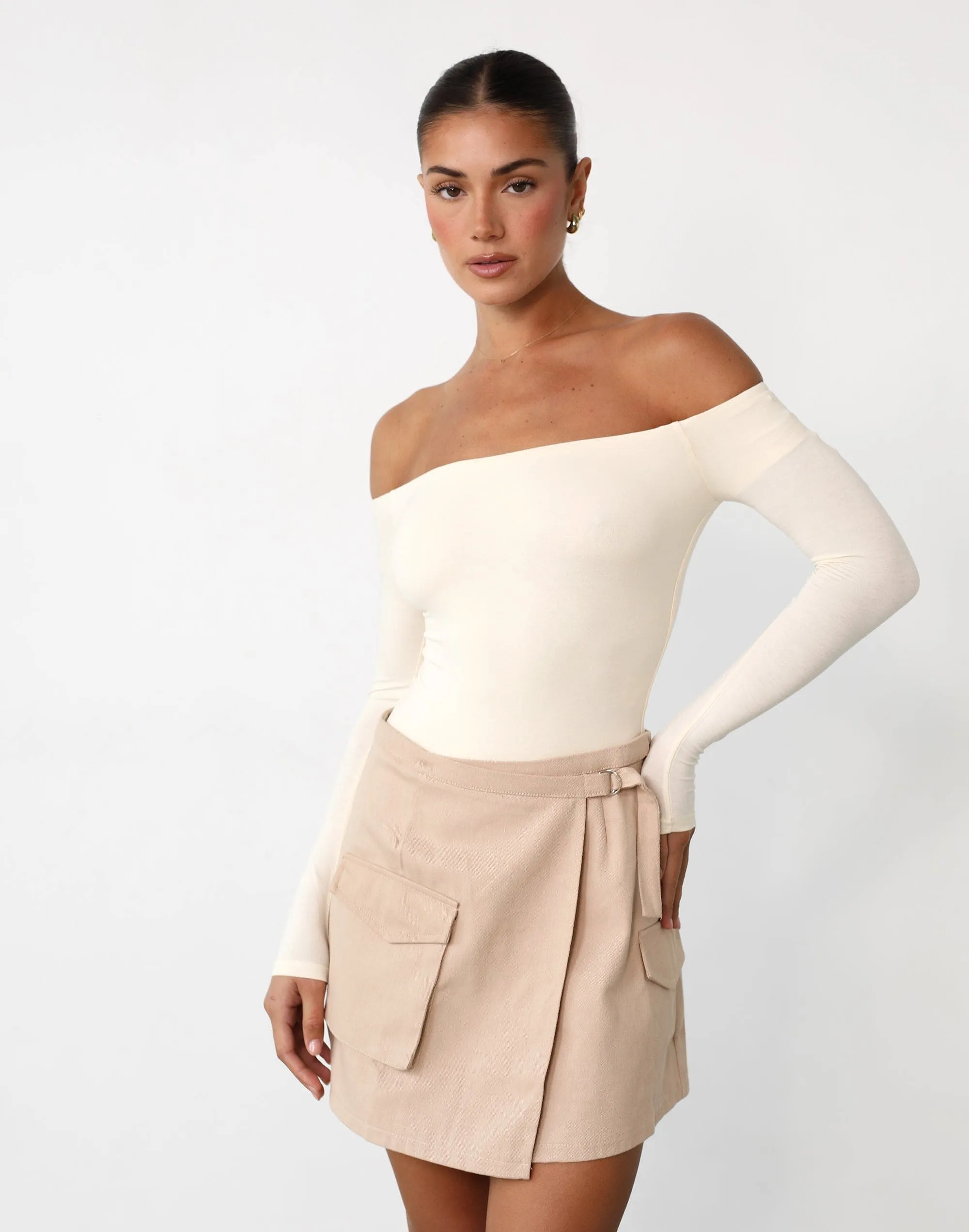 Scottie Mini Skirt (Almond)