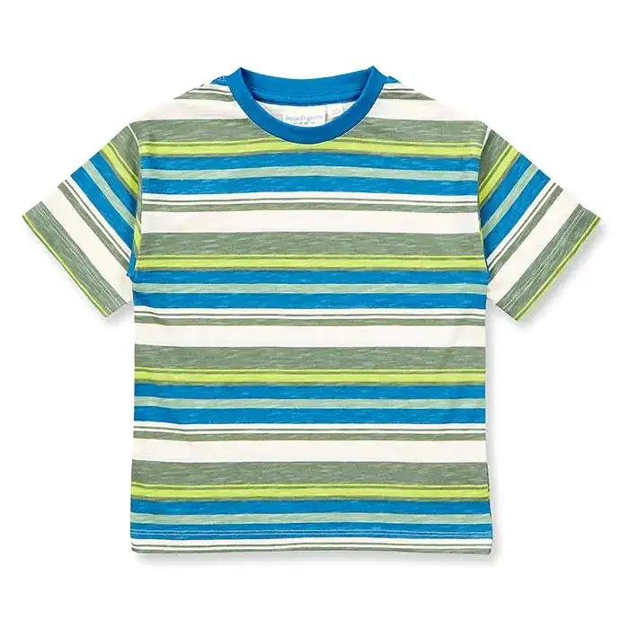 Sense Organics Blue Green Stripe Jannis T-Shirt