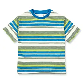 Sense Organics Blue Green Stripe Jannis T-Shirt