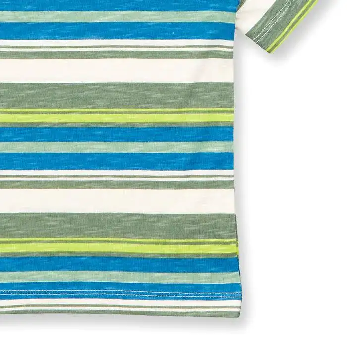 Sense Organics Blue Green Stripe Jannis T-Shirt