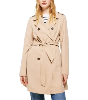 Short Trench Coat Beige