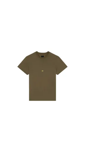 Slim fit t-shirt in cotton - Khaki