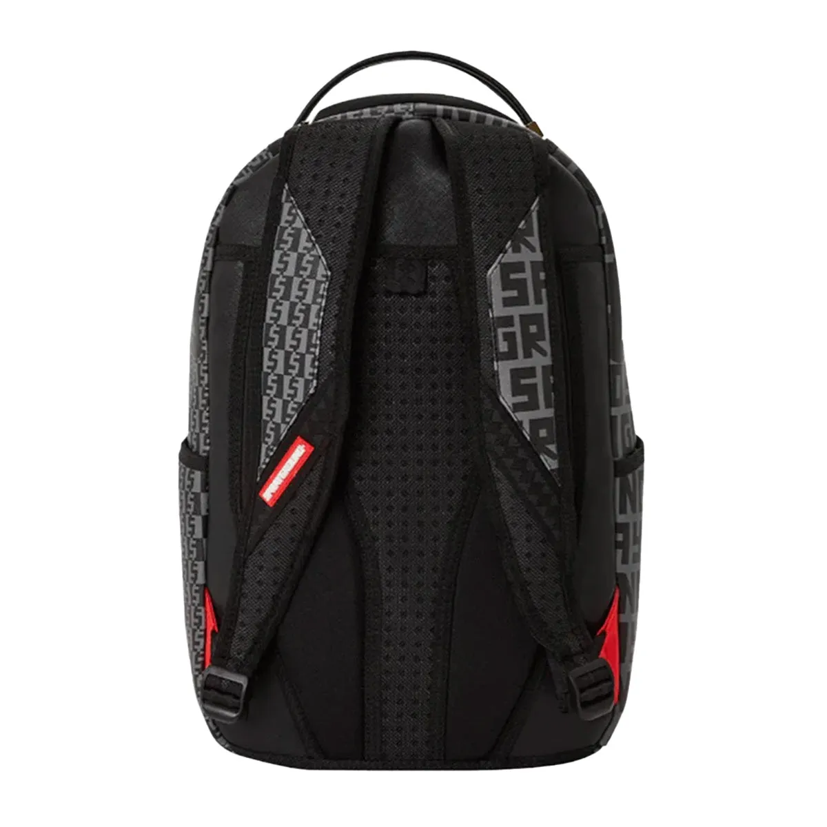 Sprayground Unisex Split Infinity Check DLXSV Backpack 910B5472NSZ Black/Dark Grey