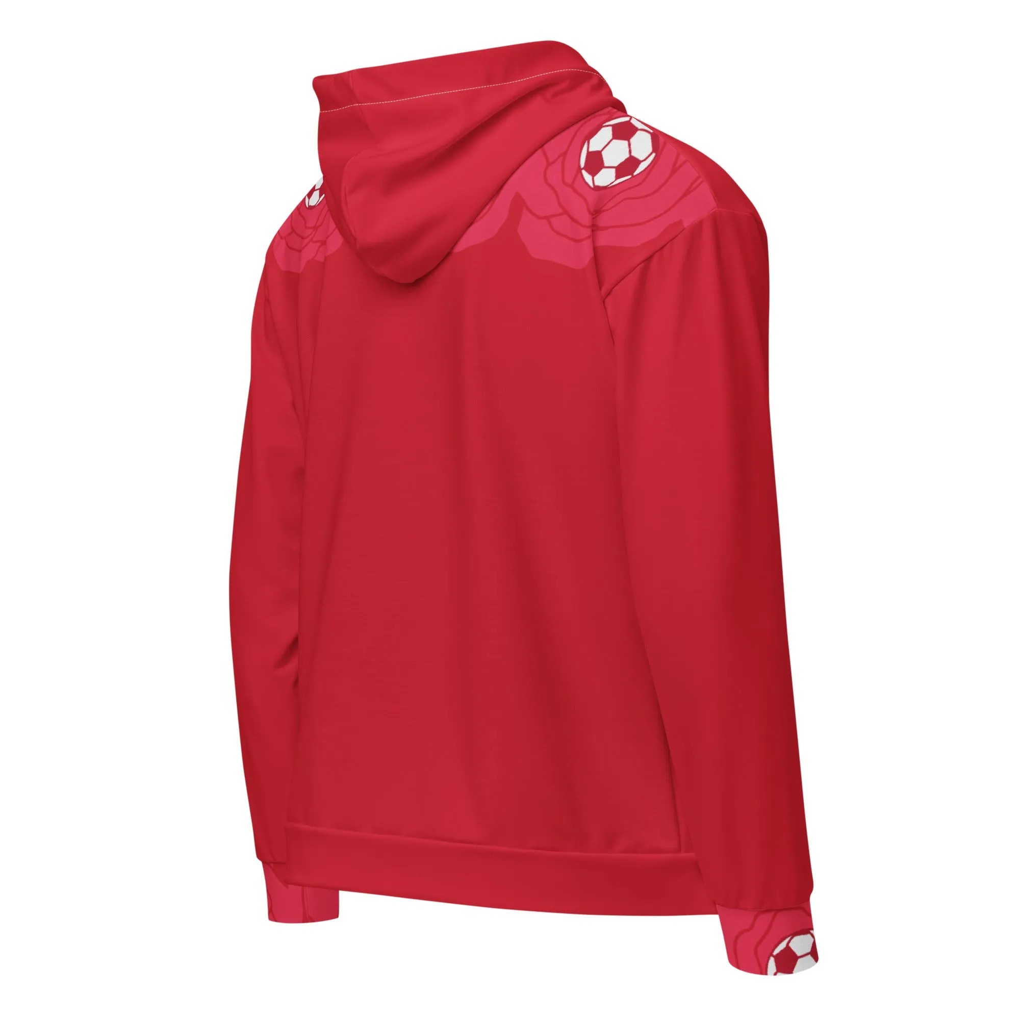 Sqdltd It's Forever Football Unisex zip hoodie VRed