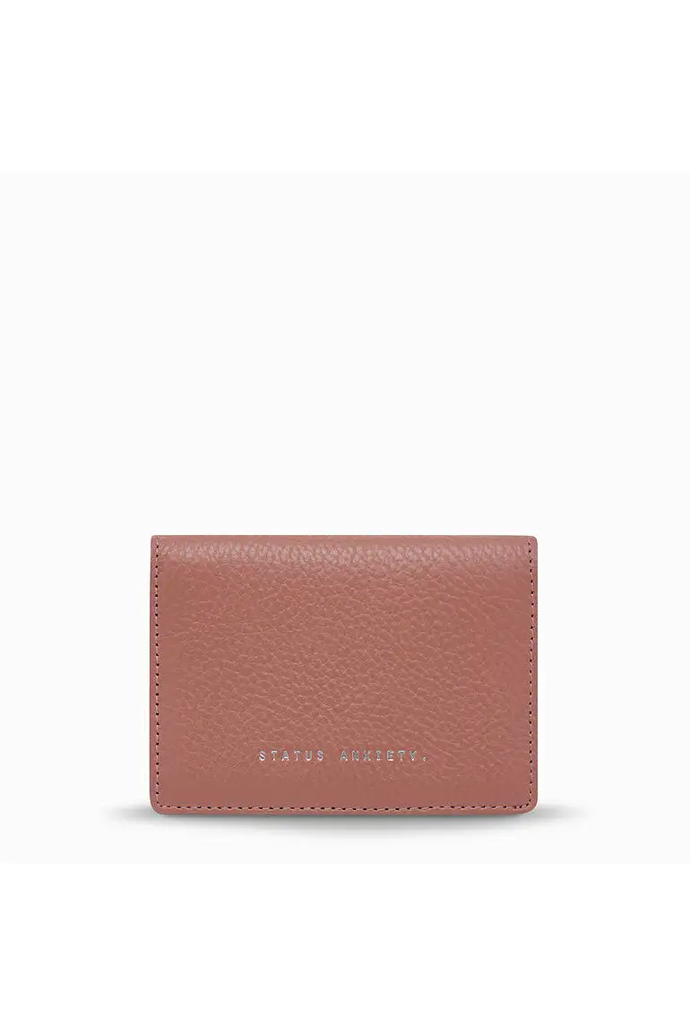 Status Anxiety - Easy Does It - Card Wallet - Dusty Rose