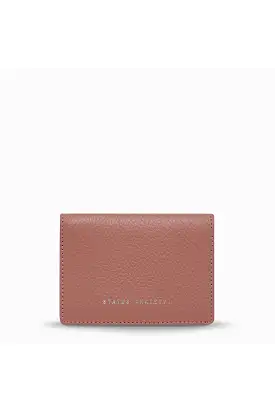 Status Anxiety - Easy Does It - Card Wallet - Dusty Rose