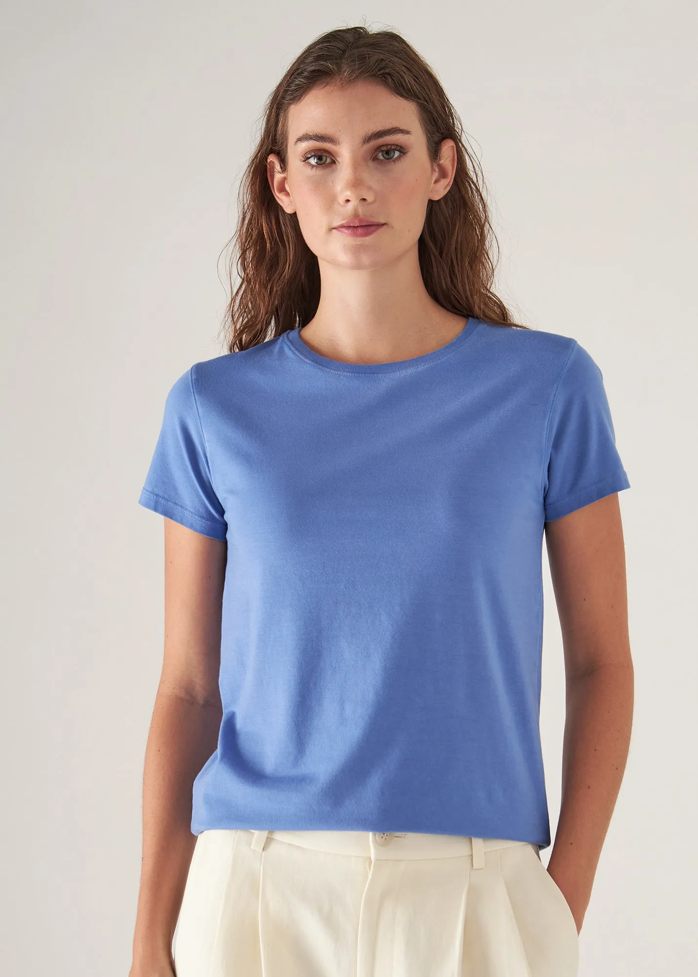 SUBLIME REACTIVE PIMA COTTON STRETCH SLIM T-SHIRT