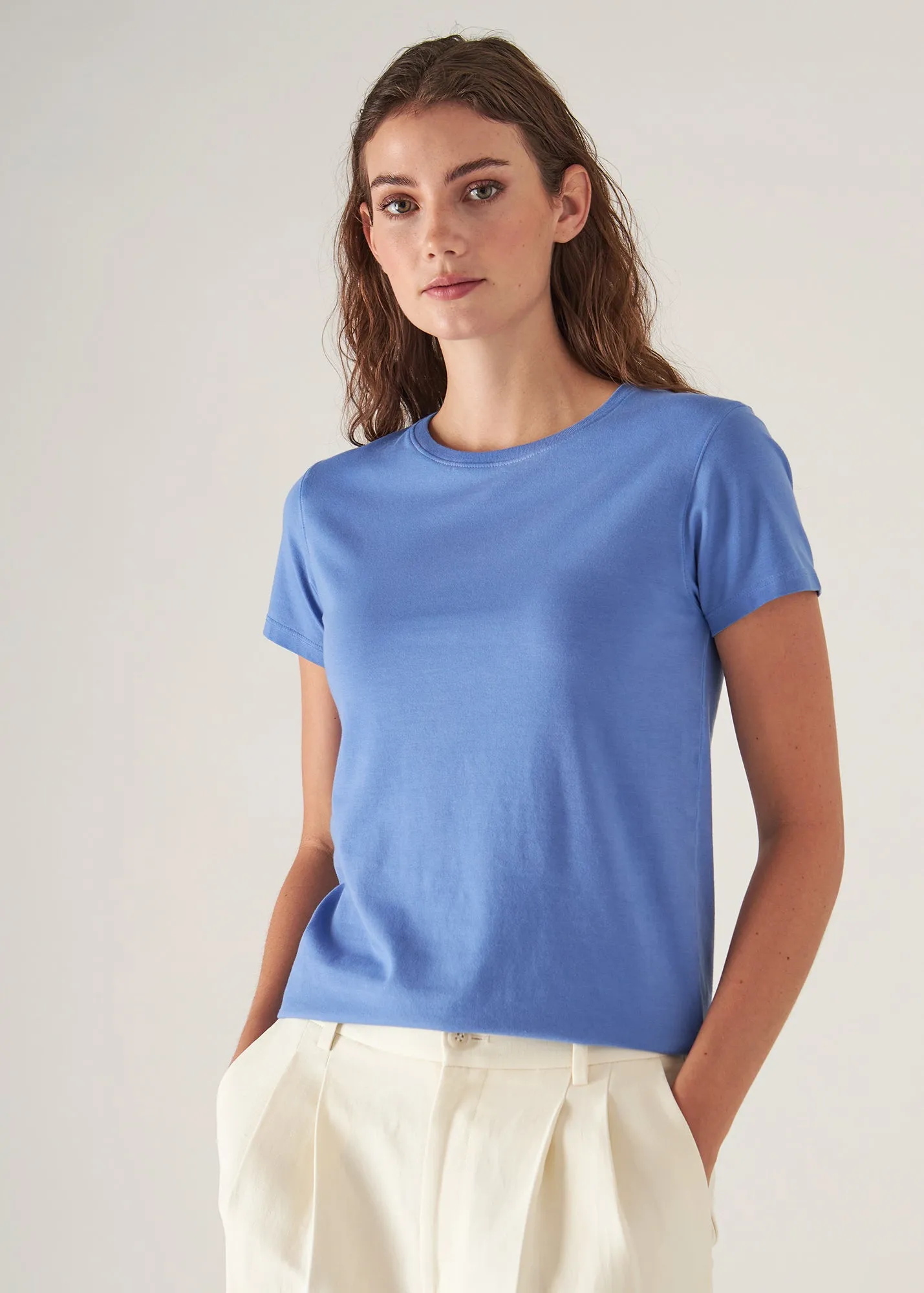 SUBLIME REACTIVE PIMA COTTON STRETCH SLIM T-SHIRT