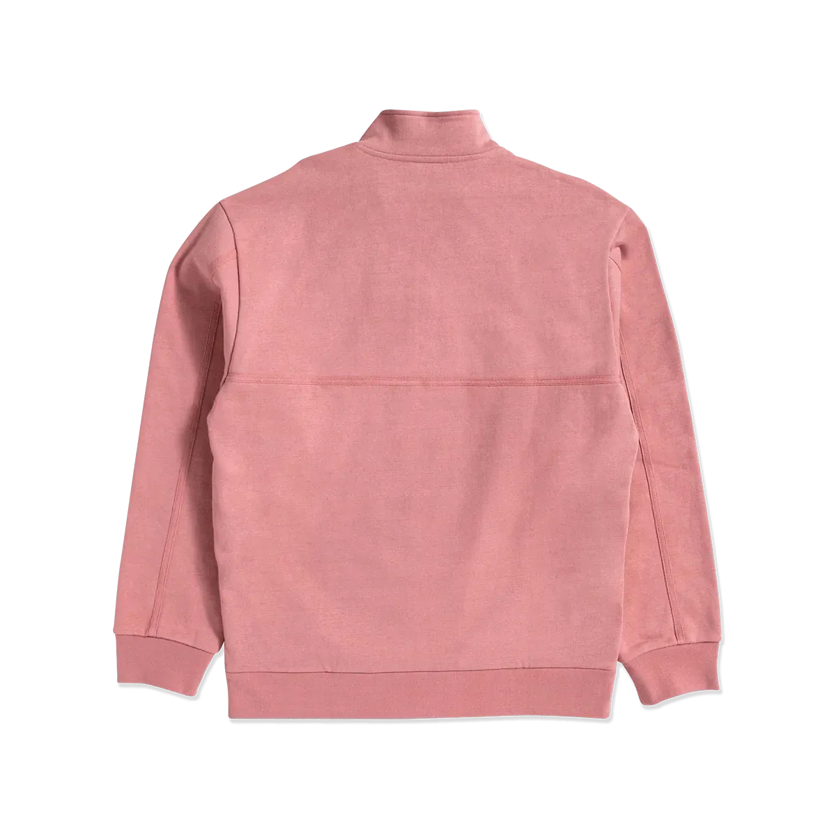 SWEAT HUF SPLIT 1-4 ZIP MOCK DUSTY ROSE