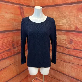 TALBOTS BLUE SPECKLED SWEATER SIZE MEDIUM TCC