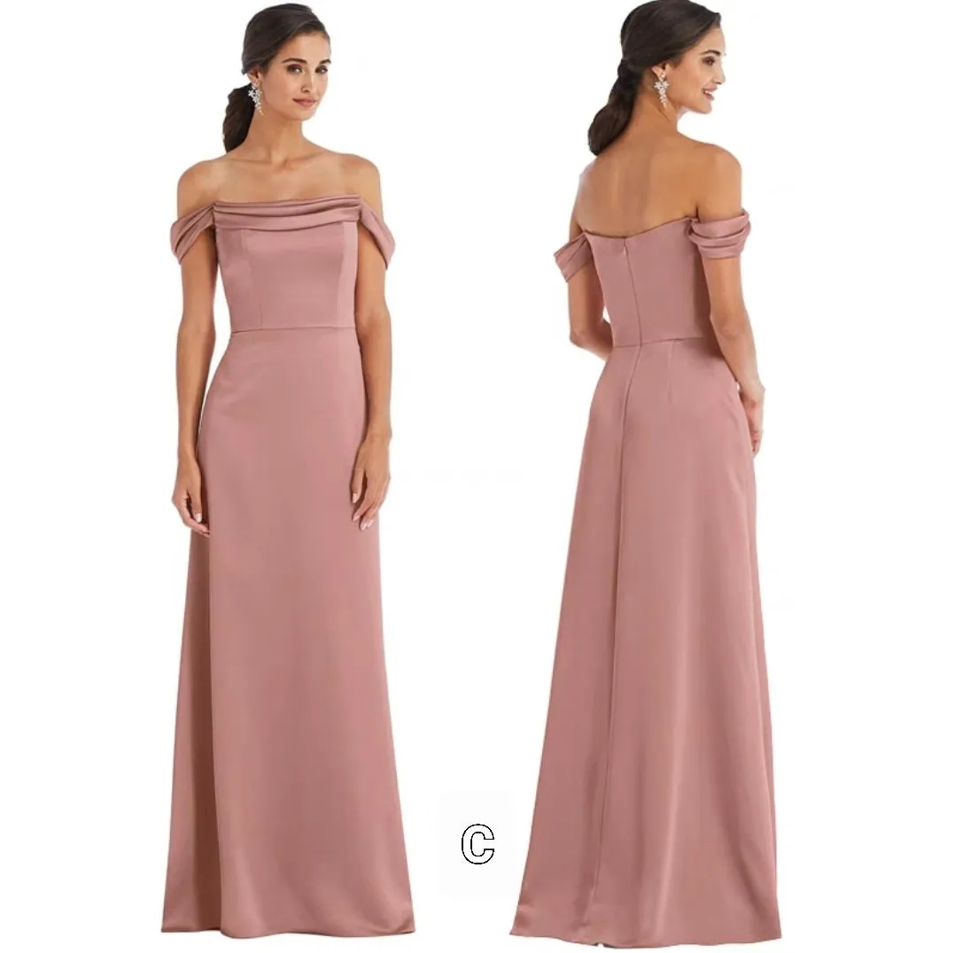 The Luna Bridesmaid Satin Series