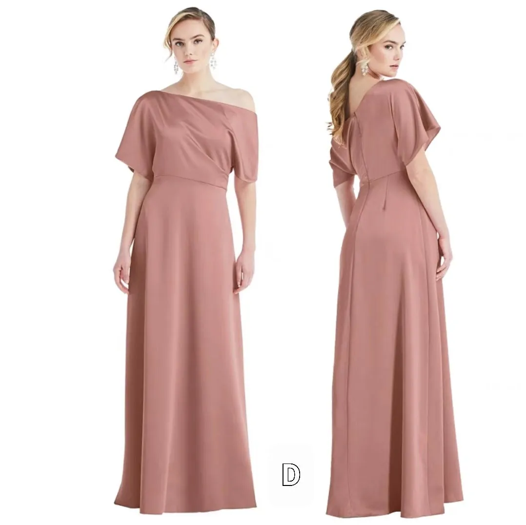 The Luna Bridesmaid Satin Series